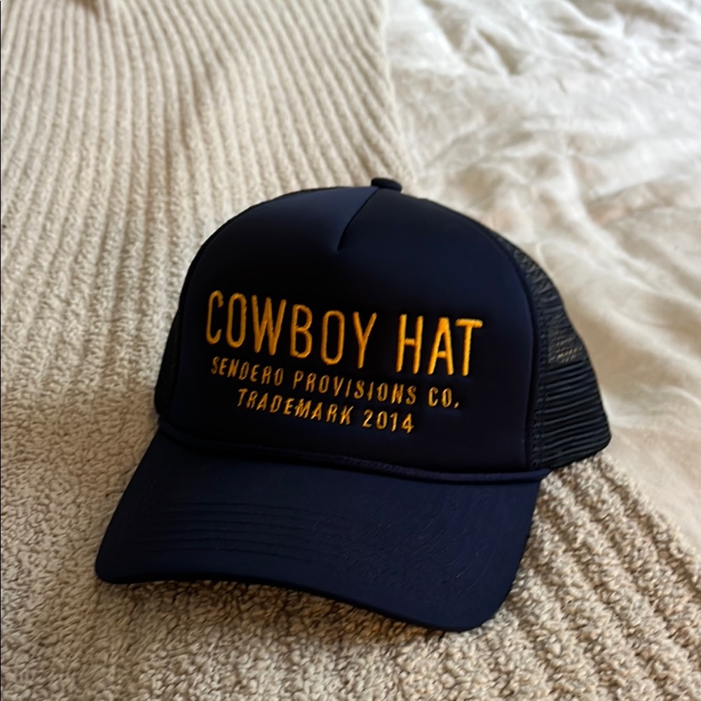 Sendero Provisions Cowboy Hat trucker hat